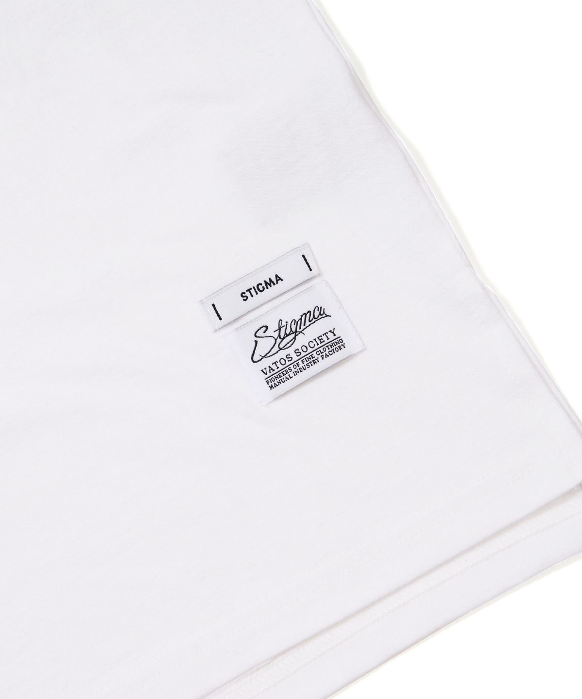 스티그마(STIGMA) Harf Tone Oversized Short Sleeves T-Shirts White