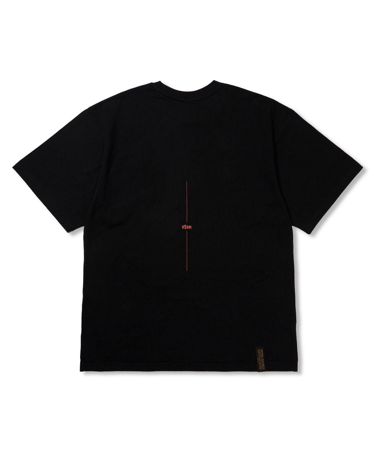 스티그마(STIGMA) STGM Logo Oversized Short Sleeves T-Shirts Black