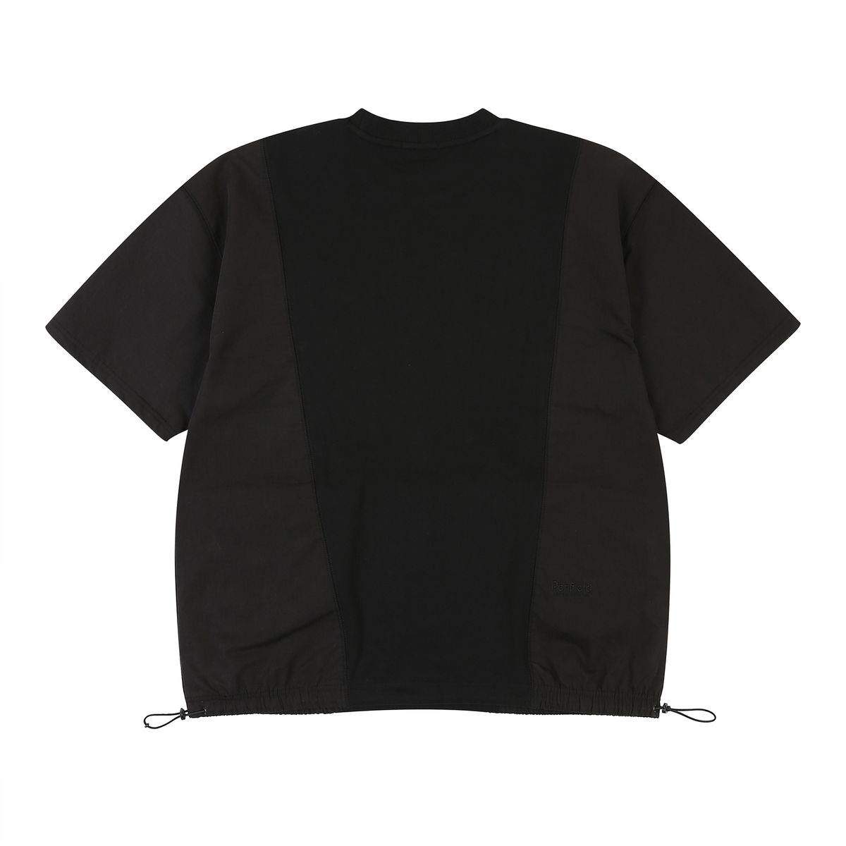 펜필드(PENFIELD) CN MIXED HALF SWEAT SHIRT BLACK_FQ2KT89U