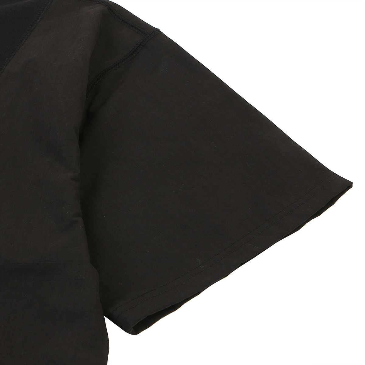 펜필드(PENFIELD) CN MIXED HALF SWEAT SHIRT BLACK_FQ2KT89U