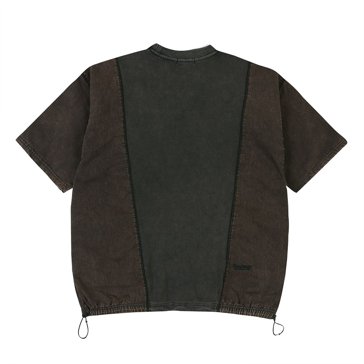 펜필드(PENFIELD) CN MIXED HALF SWEAT SHIRT DARK BROWN_FQ2KT88U