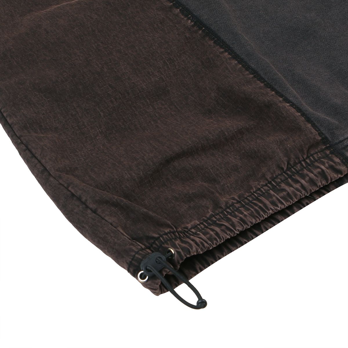 펜필드(PENFIELD) CN MIXED HALF SWEAT SHIRT DARK BROWN_FQ2KT88U
