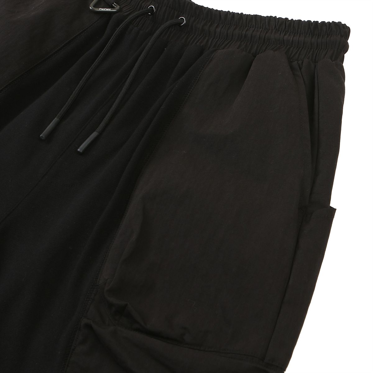 펜필드(PENFIELD) CN MIXED HALF SWEAT PANTS BLACK_FQ2WP89U