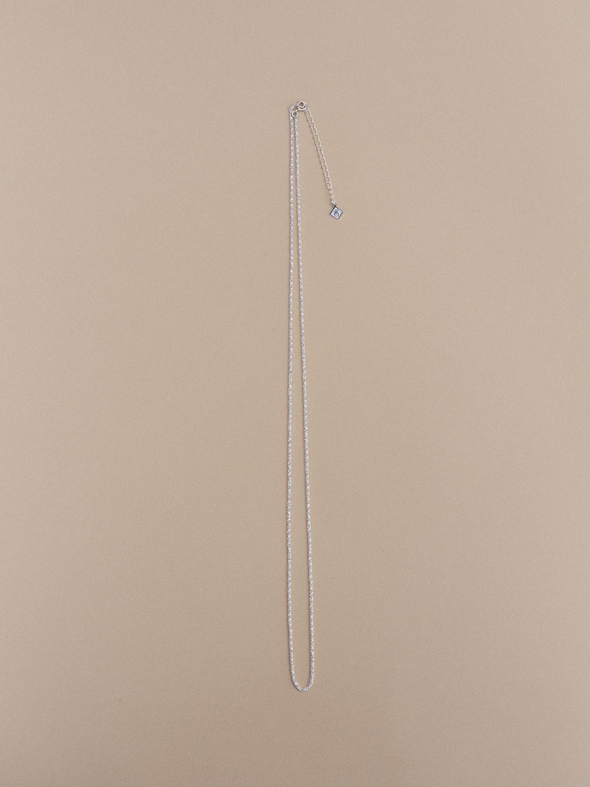 더파트오브(THE PART OF) [실버925] 스파클링 샌드 목걸이 (38cm, 60cm)