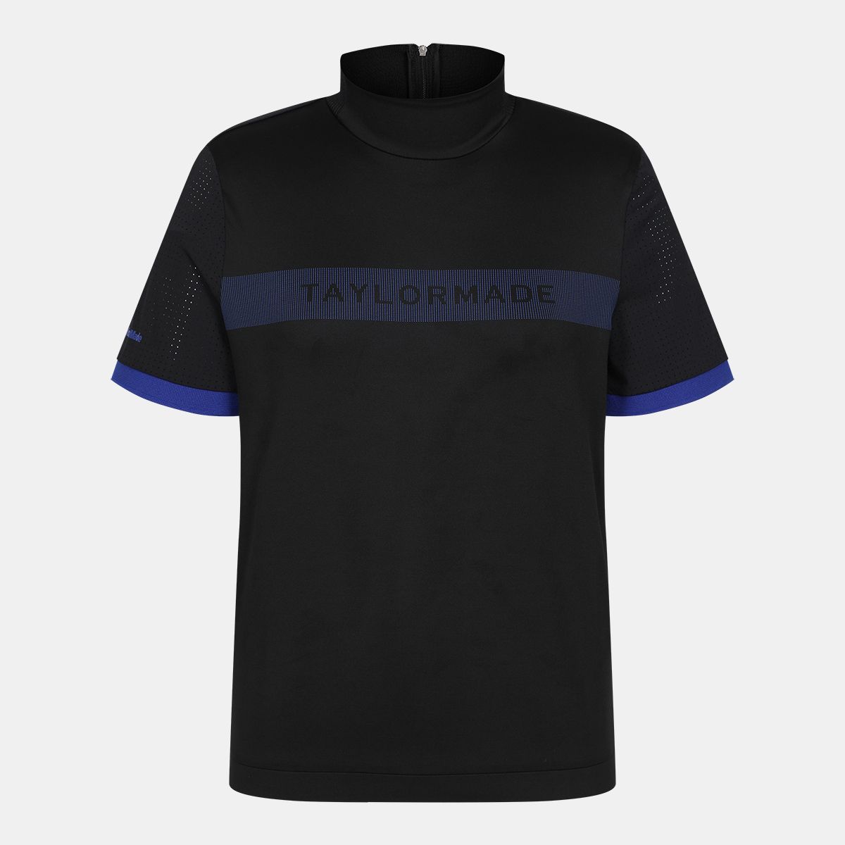 테일러메이드 어패럴(TAYLORMADE APPAREL) 여성 빅로고 펀칭 하이넥 반팔 티셔츠 TTN-62HG43-199