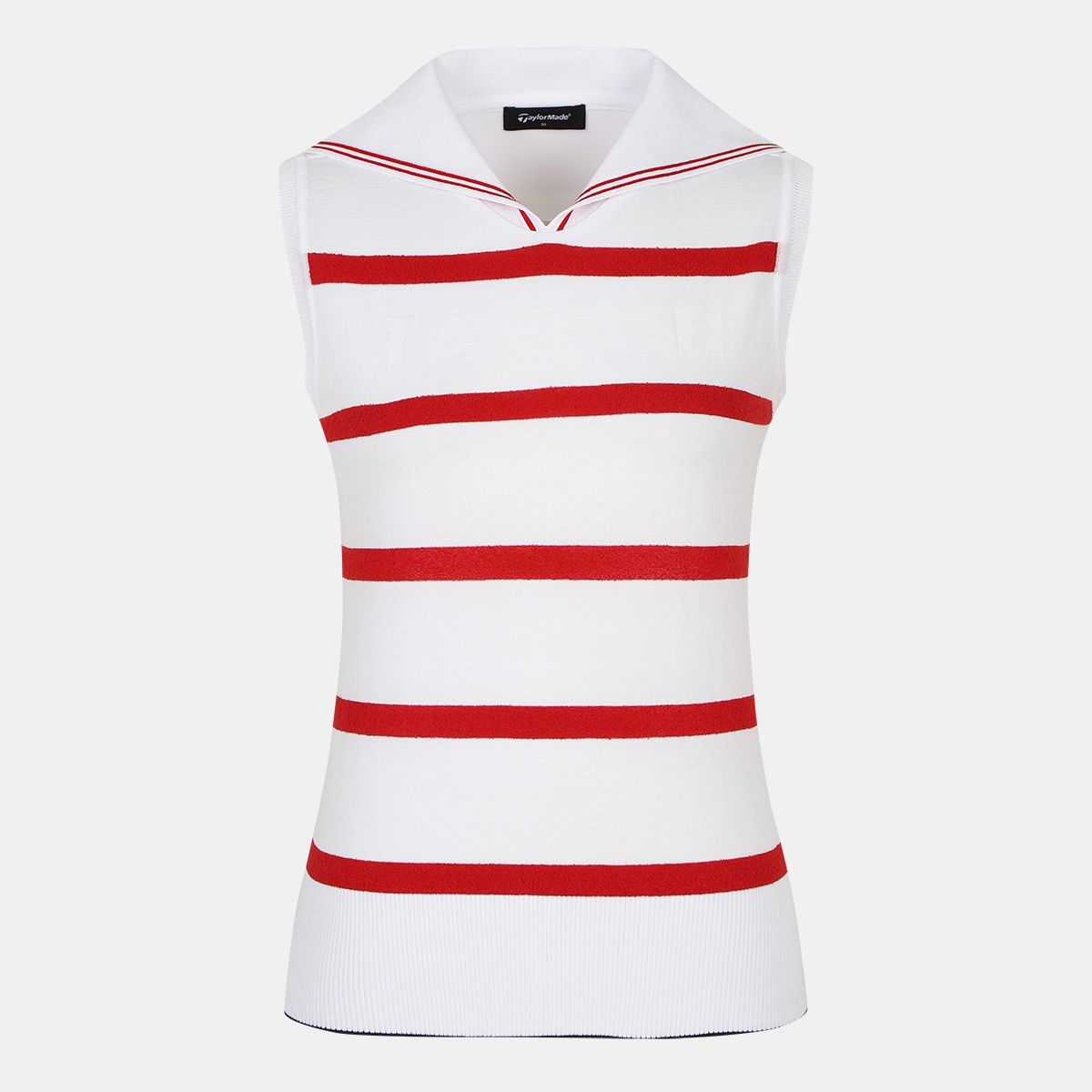 테일러메이드 어패럴(TAYLORMADE APPAREL) 여성 넥변형 슬리브리스 니트 T8031SN6222-500