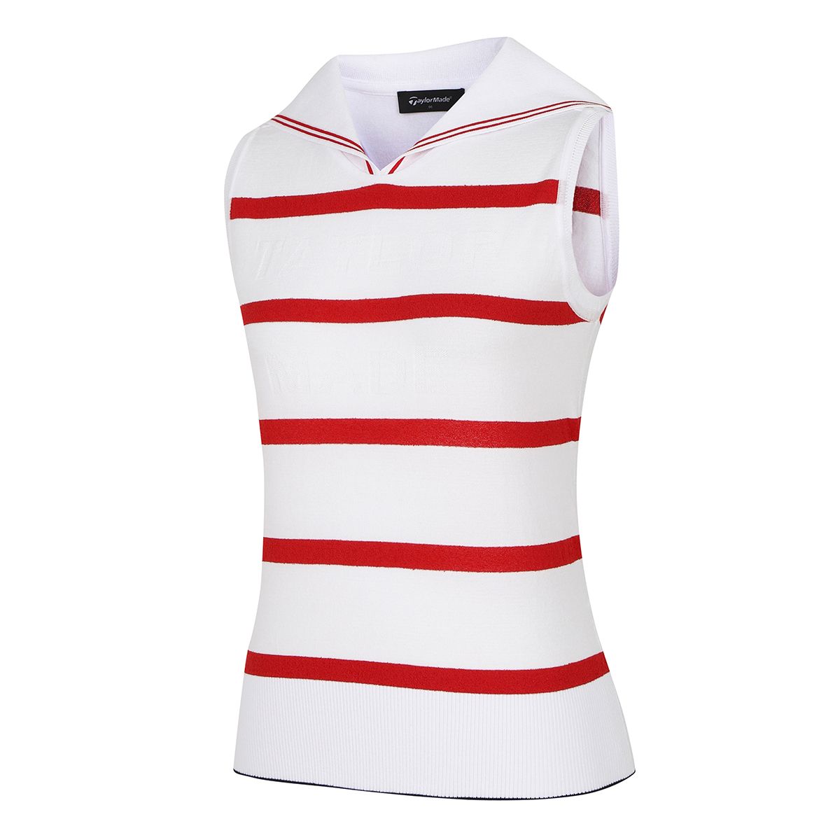 테일러메이드 어패럴(TAYLORMADE APPAREL) 여성 넥변형 슬리브리스 니트 T8031SN6222-500