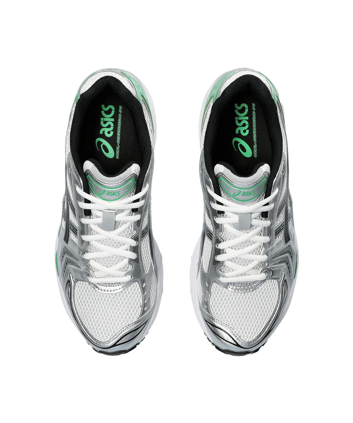 아식스(ASICS) 젤-카야노 14 - 화이트:말라카이트 그린 / 1201A019-110