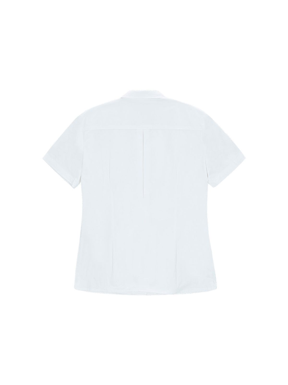 샐러드바구니(SALAD BAGUNI) Emblem Pocket Short Sleeve Shirt - white