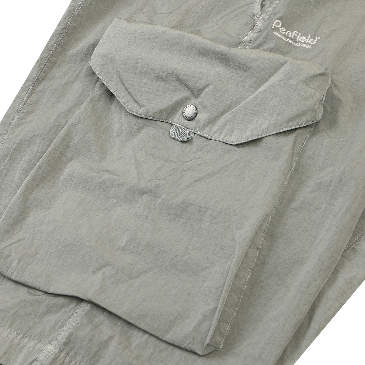 펜필드(PENFIELD) GARMENT DYED UTILITY HALF PANTS GREY_FQ2WP28U
