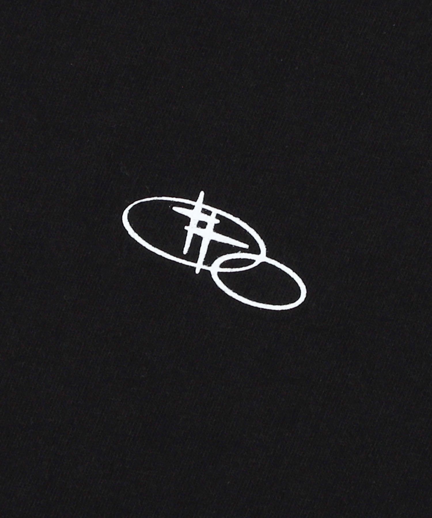 [ROMANTIC CROWN] WIDE FIT SHINING LOGO TEE SHIRT/追跡付 WIDE FIT SHINING LOGO TEE SHIRT_BLACK | ROMANTIC CROWN