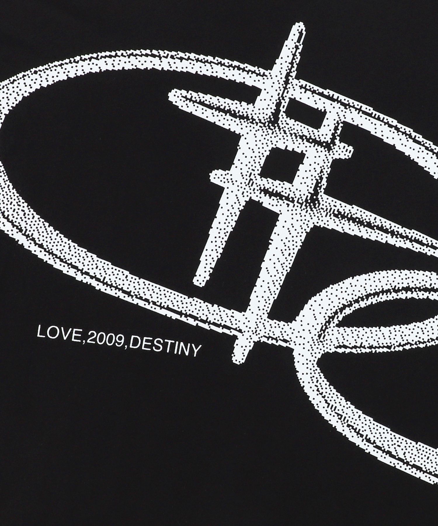 MUSINSA | ROMANTIC CROWN Wide Fit Shining Logo T-shirt_Black
