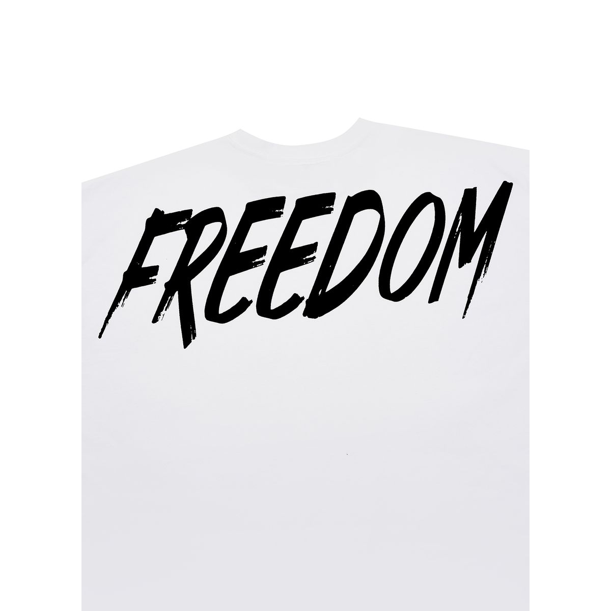 프리덤(FREEDOM) 오버핏 백 프린팅 티셔츠_2color
