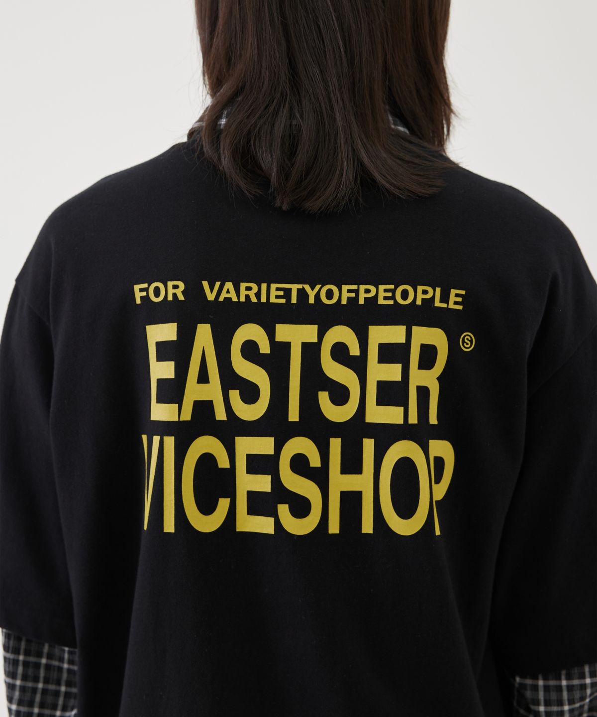 이스트서비스샵(eastserviceshop) Vice Shop Half T - Black