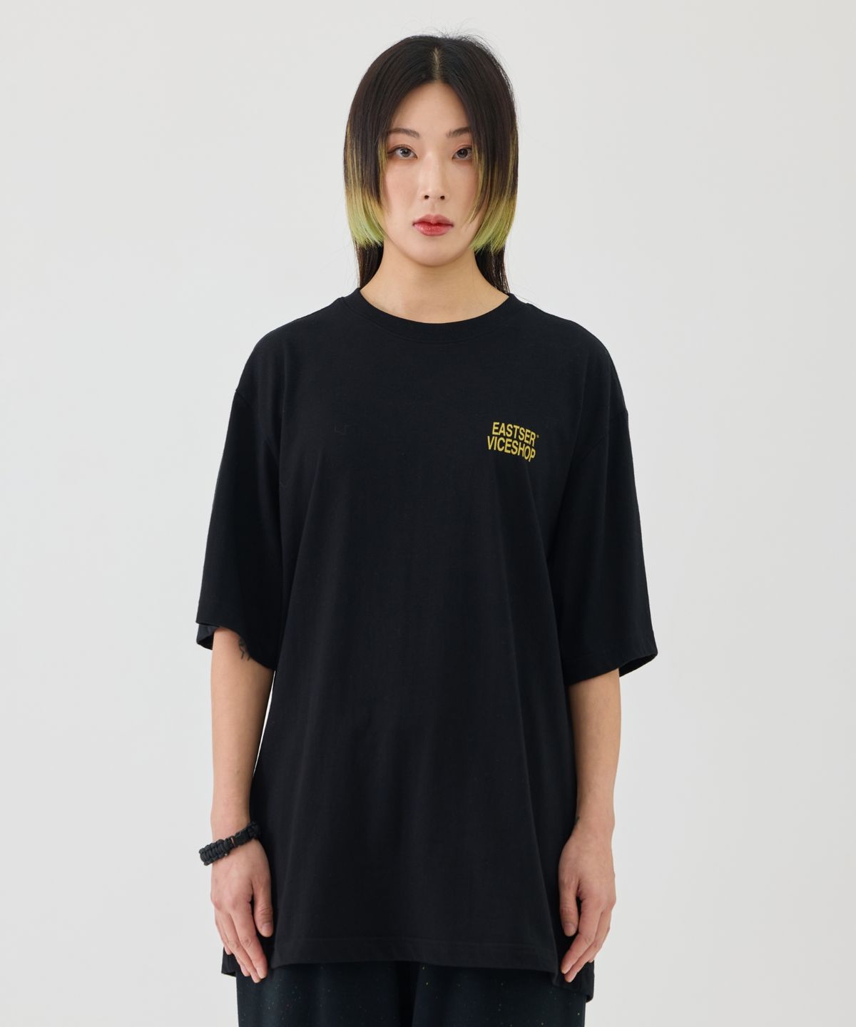 이스트서비스샵(eastserviceshop) Vice Shop Half T - Black