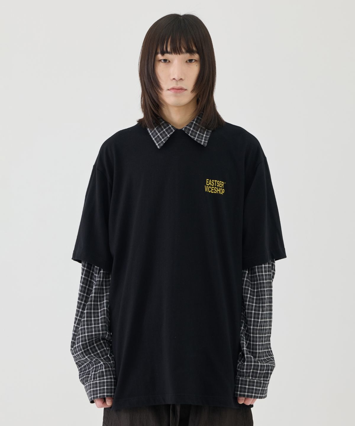 이스트서비스샵(eastserviceshop) Vice Shop Half T - Black