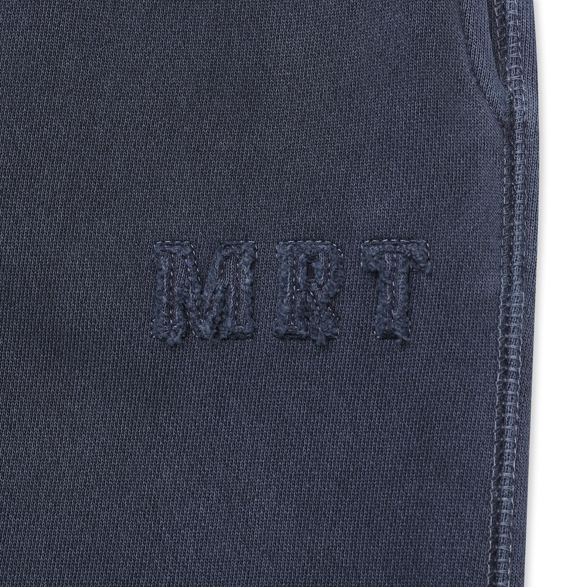 마르트(MARRT) 피그먼트 런닝자수 팬츠 네이비