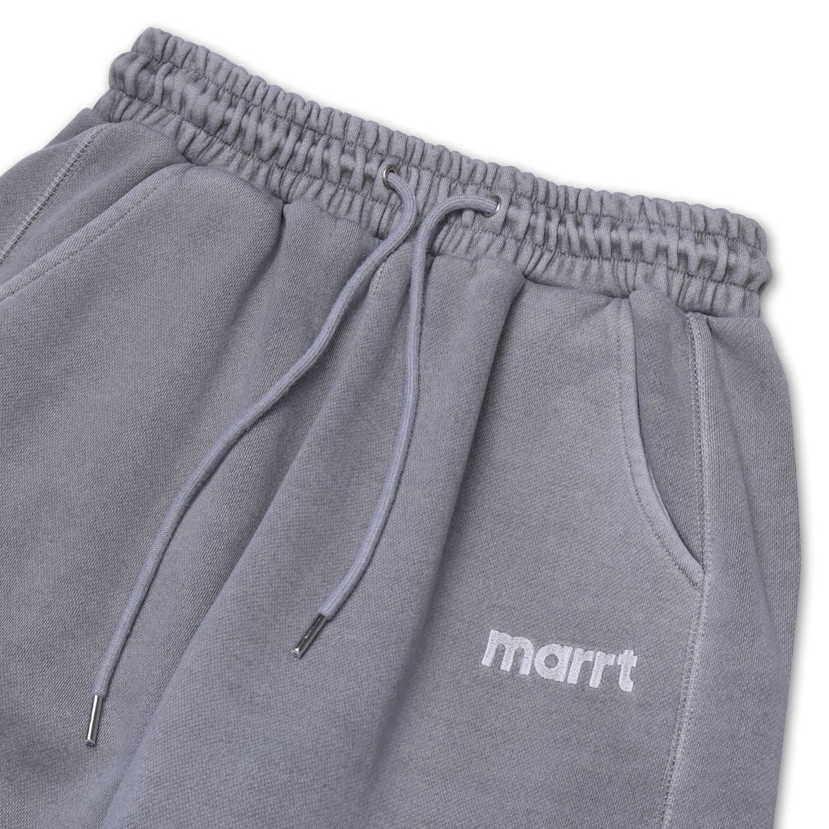 마르트(MARRT) 피그먼트 투턱스티치 팬츠 라이트그레이