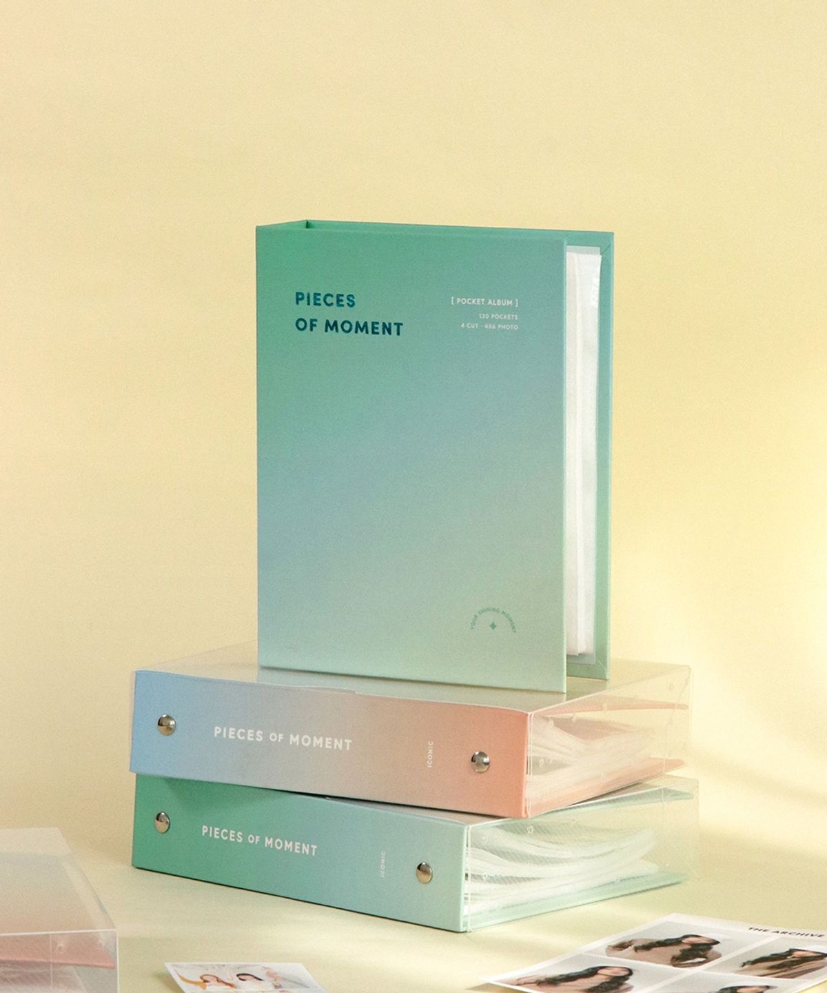 아이코닉(ICONIC) 모멘트 4x6 네컷앨범 4colors 120포켓 사진첩