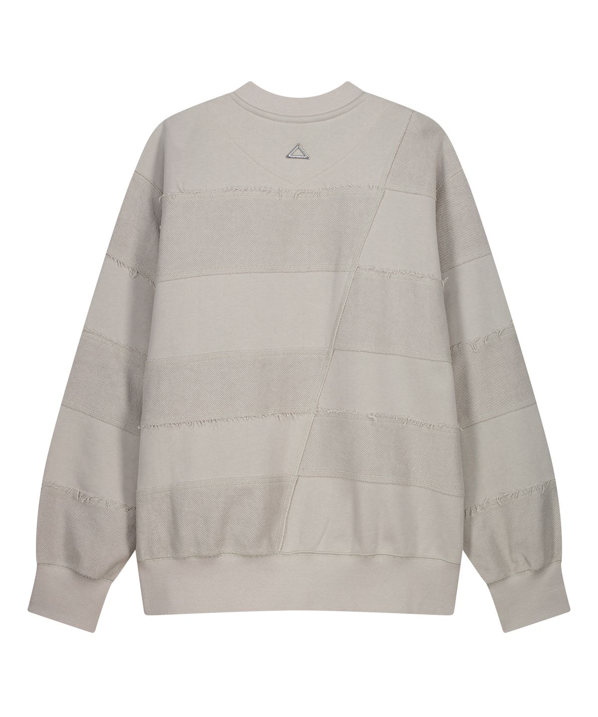 언지미크(UNGIMMICK) REVERSE STRIPED SWEATSHIRT (IVORY)