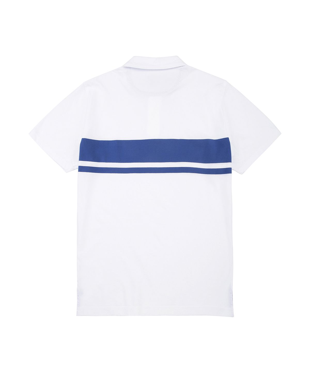 브룩스 브라더스(BROOKS BROTHERS) 체스트 스트라이프 빈티지 폴로 셔츠 (화이트/블루) (BBNTMM8732AEM)