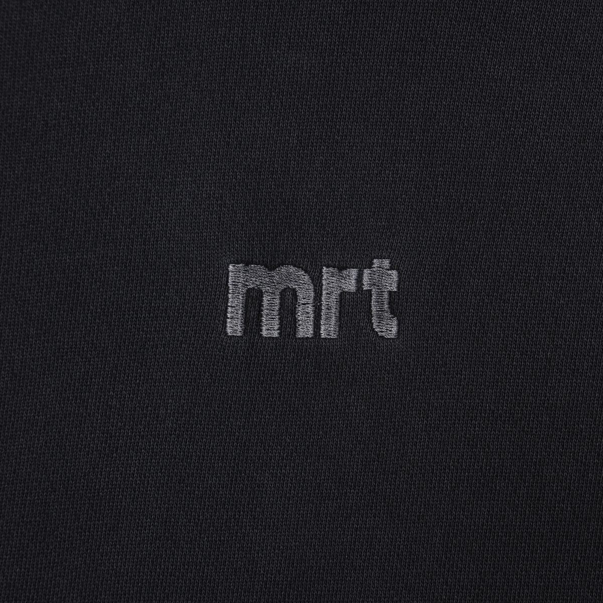 마르트(MARRT) 피그먼트 라인핀턱 후드 차콜