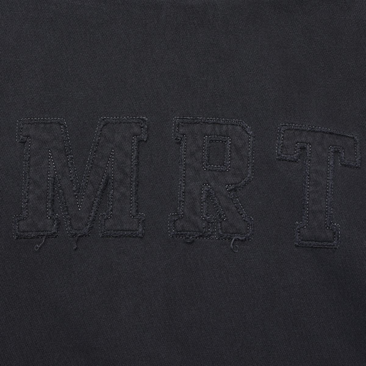 마르트(MARRT) 피그먼트 런닝자수 후드 차콜