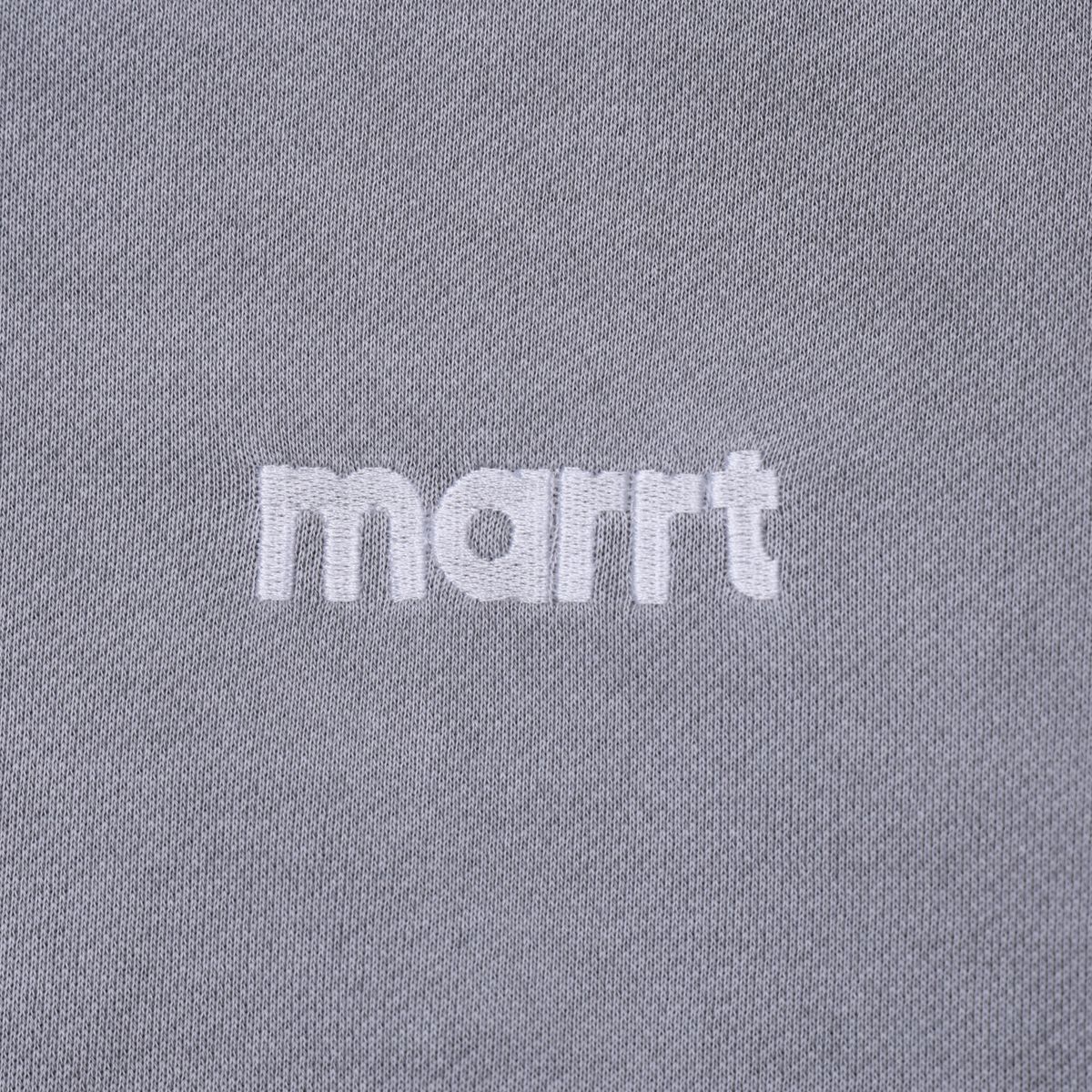 마르트(MARRT) 피그먼트 투턱스티치 후드 라이트그레이