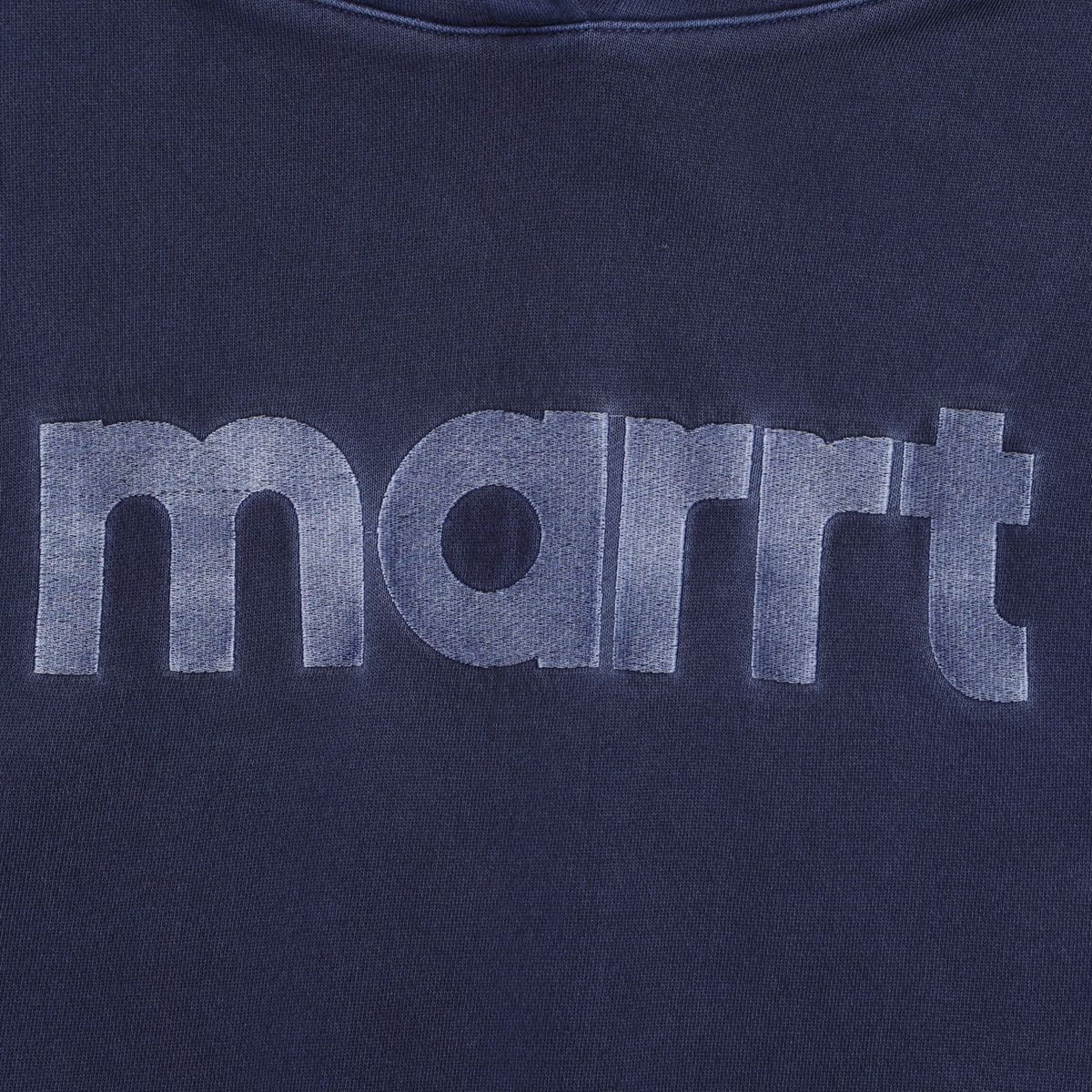 마르트(MARRT) 피그먼트 핀턱카고 후드 네이비