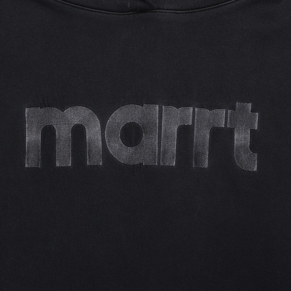 마르트(MARRT) 피그먼트 핀턱카고 후드 차콜