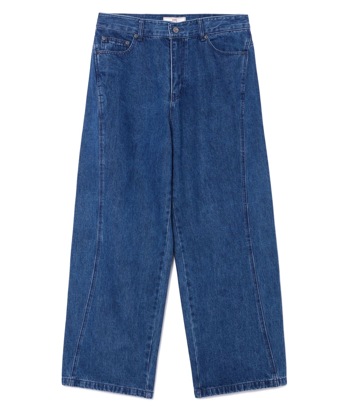 이스트서비스샵(eastserviceshop) Vintage Washed Curved Denim - M/Blue