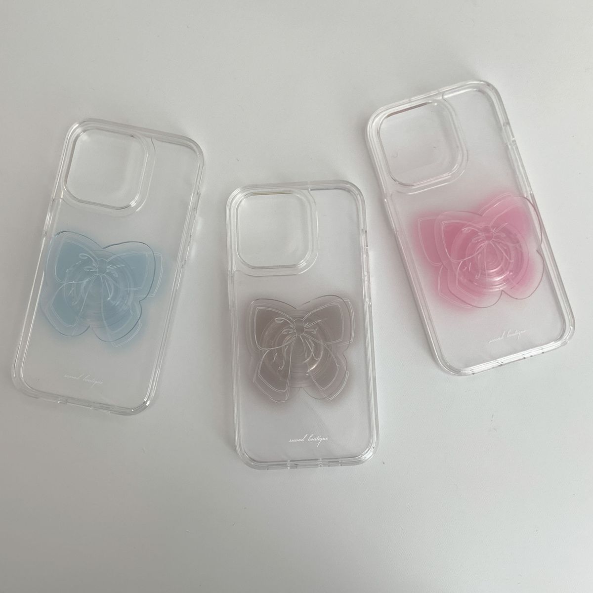 세컨드부티크(SECOND BOUTIQUE) 소프트리본 아크릴톡(반투명)