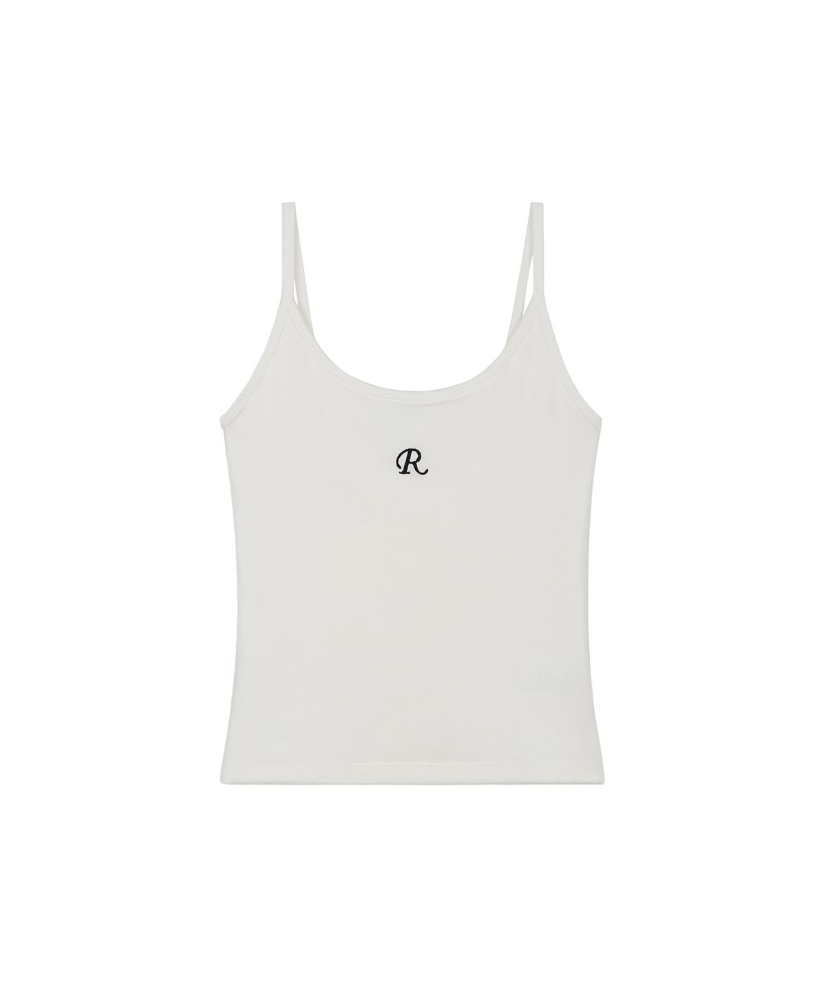 락케이크(ROCKCAKE) Square Logo String Sleeveless - White