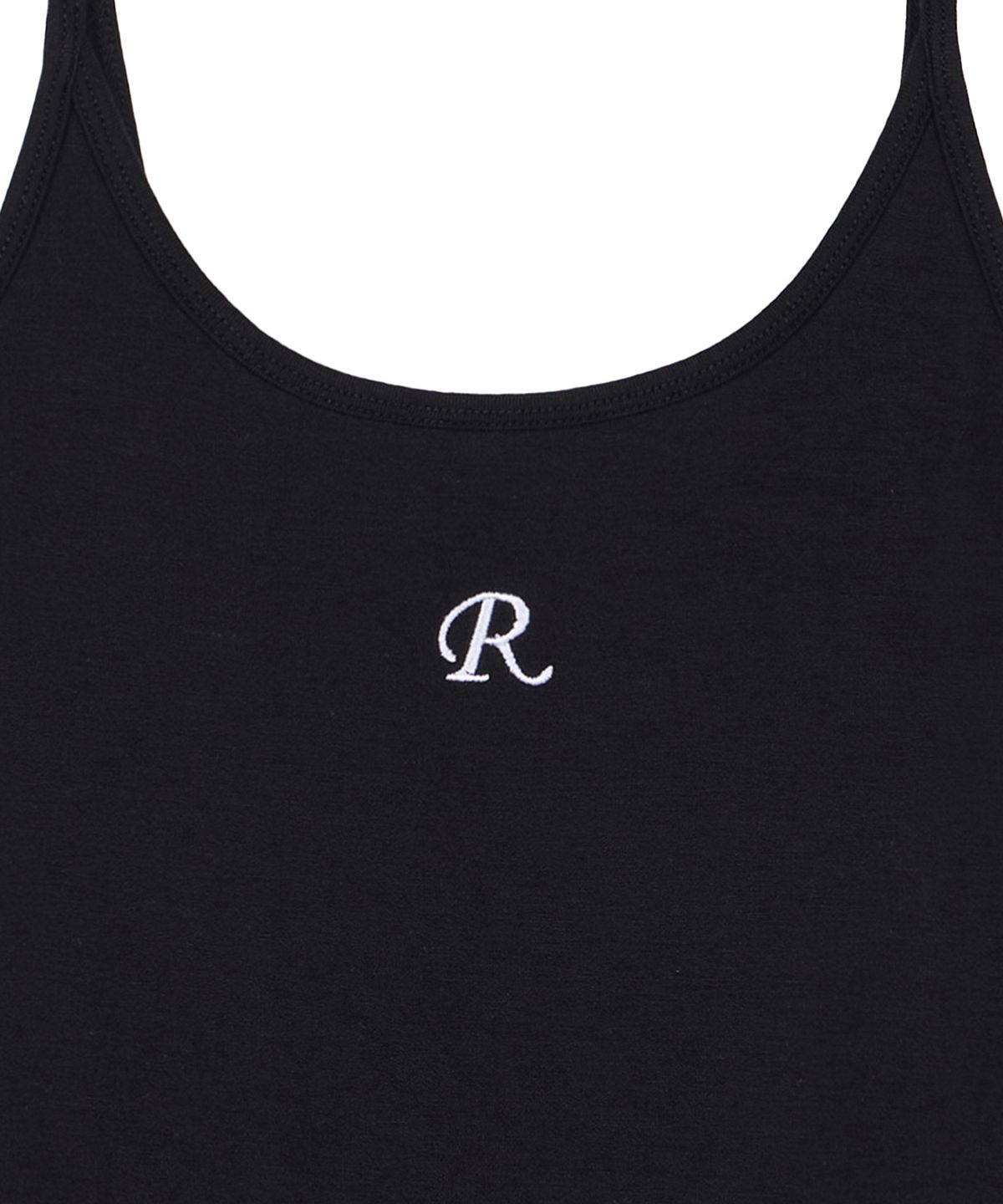 락케이크(ROCKCAKE) Square Logo String Sleeveless - Black