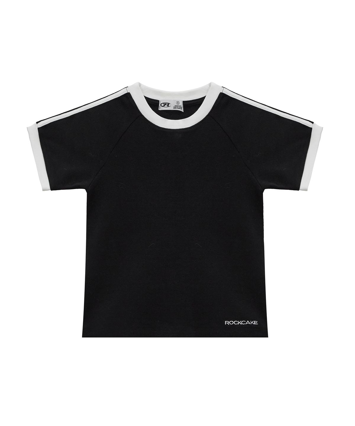 락케이크(ROCKCAKE) Sports 96 Lace Crop Top - Black