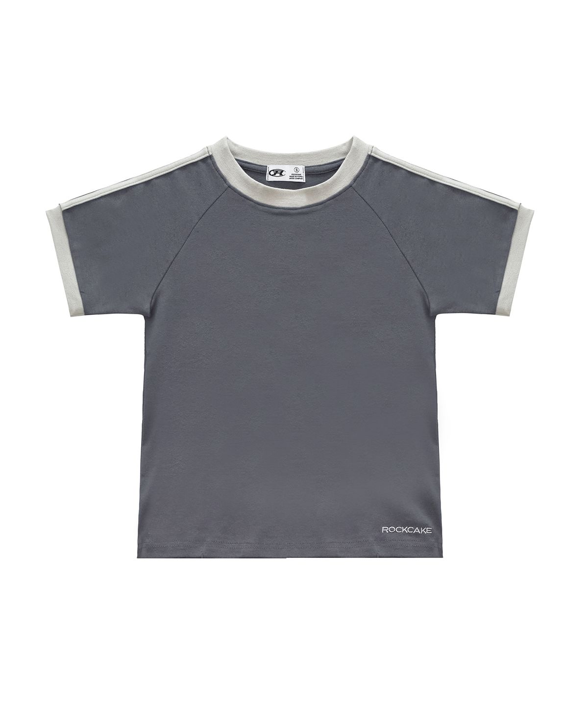 락케이크(ROCKCAKE) Sports 96 Lace Crop Top - Charcoal