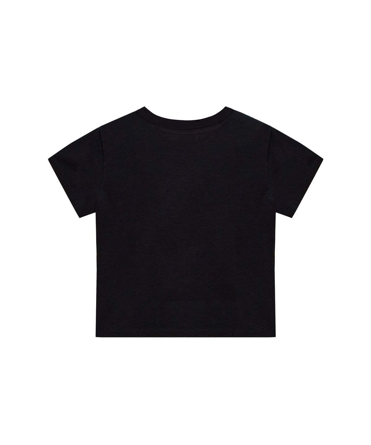 락케이크(ROCKCAKE) Square Logo Denim Top - Black