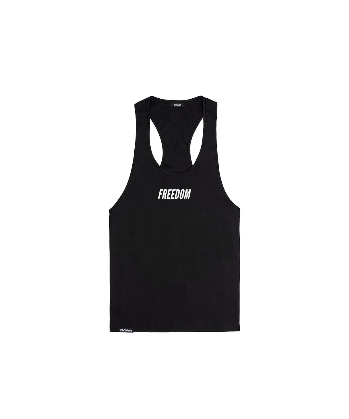 프리덤(FREEDOM) 프리덤 로고 슬리브리스 (블랙)