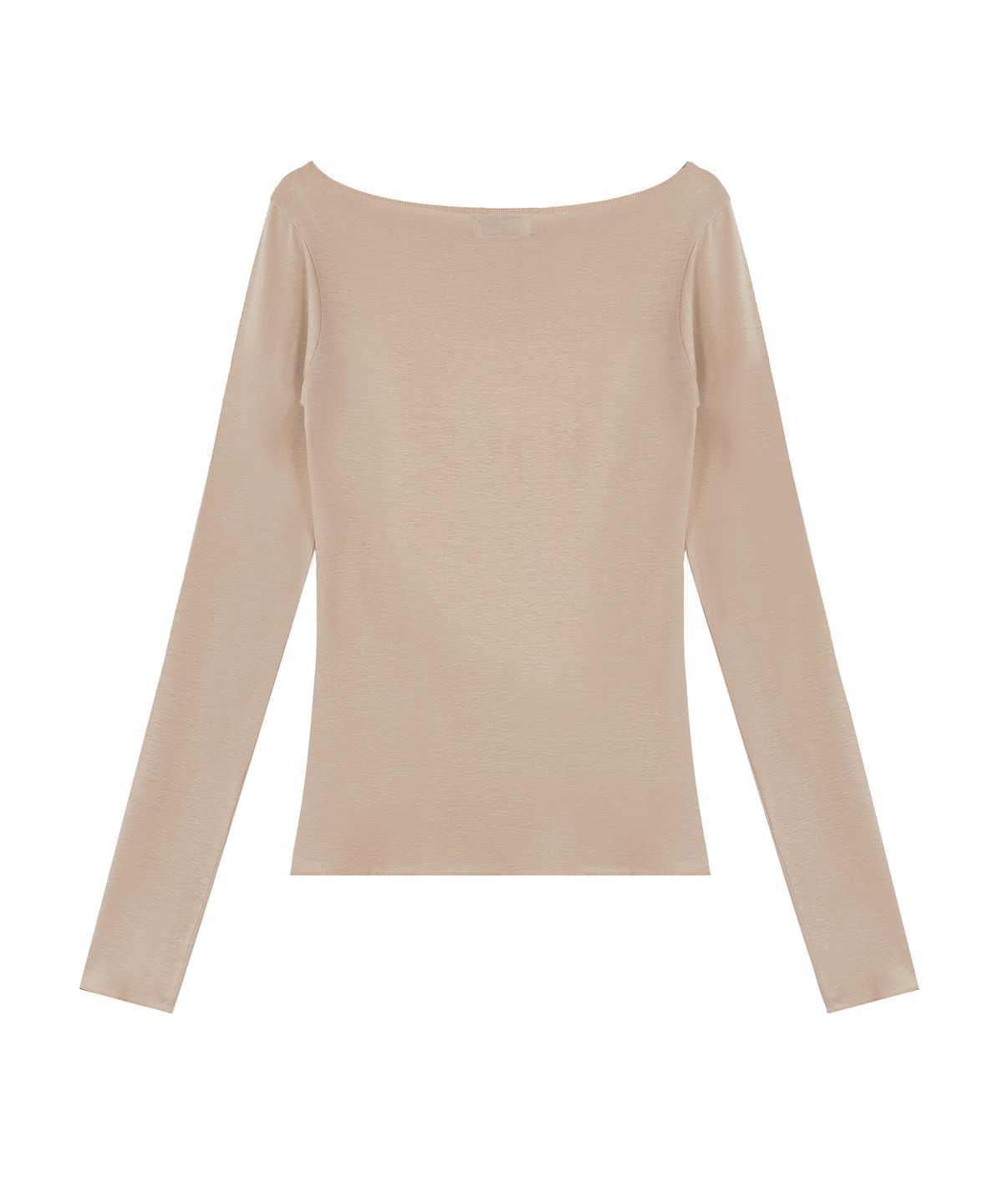 락케이크(ROCKCAKE) Cursive Mesh Top - Beige
