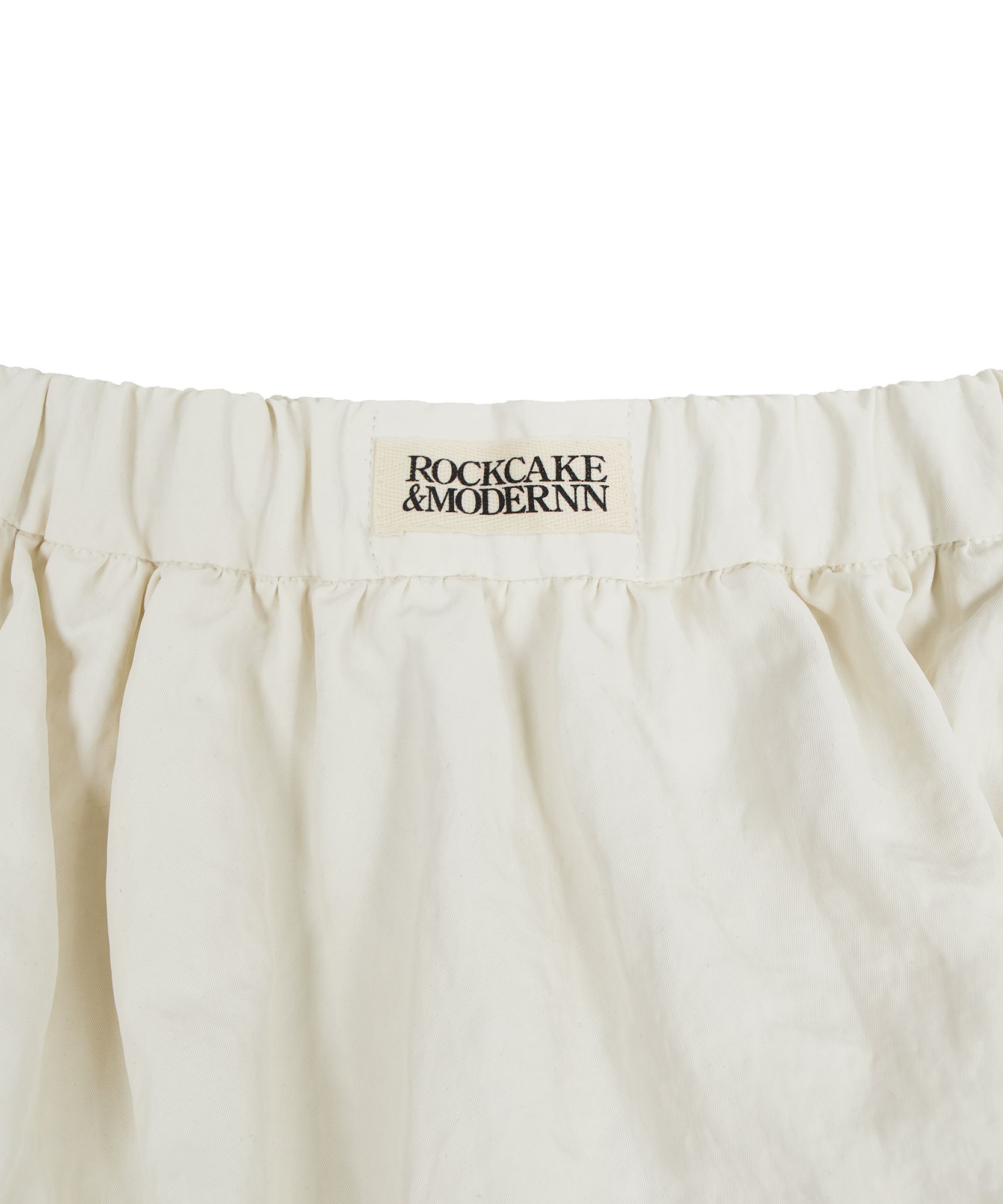 韓国 バルーン スカート[ROCKCAKE] NYLON SHIRRED BALLOON SKIRT MUSINSA | ROCKCAKE Nylon Shirred Balloon Skirt - Ivory