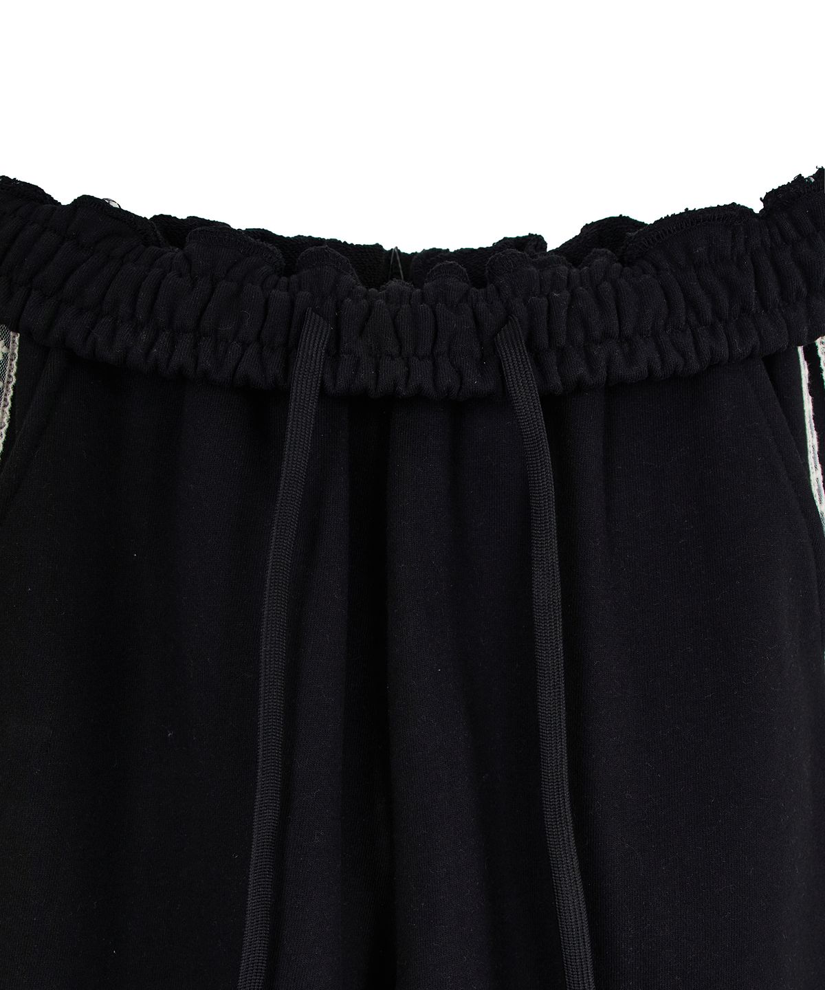 락케이크(ROCKCAKE) Lace Line 2way Jogger - Black