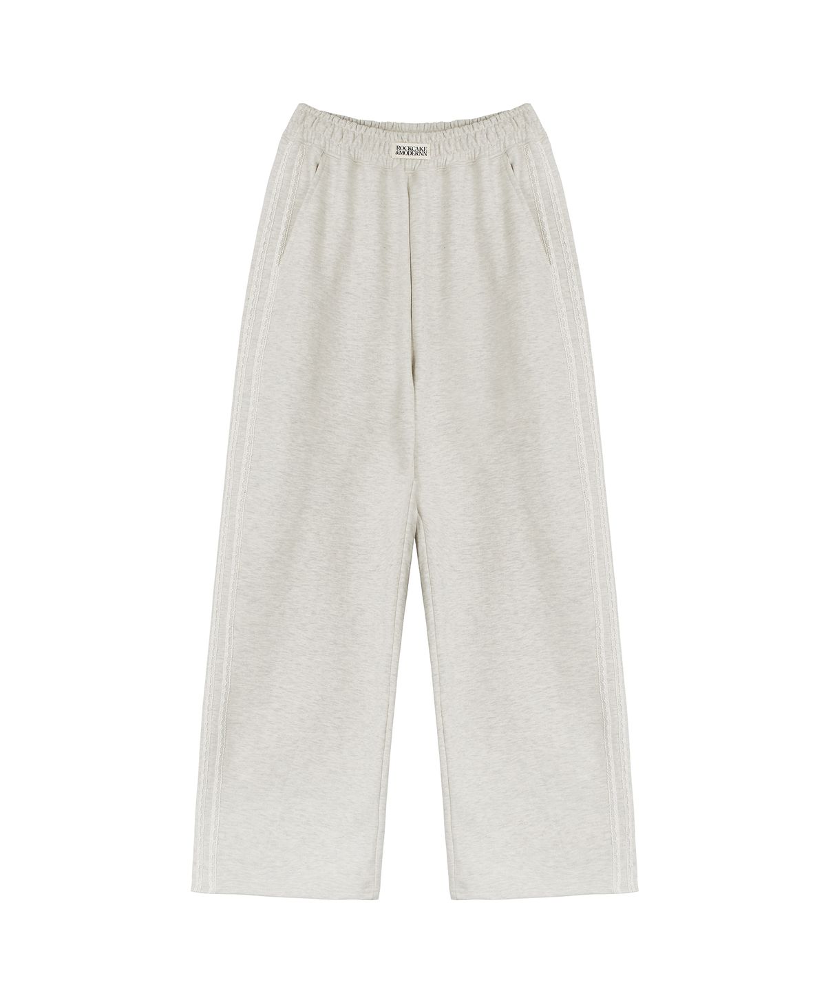 락케이크(ROCKCAKE) Lace Line 2way Jogger - Oatmeal