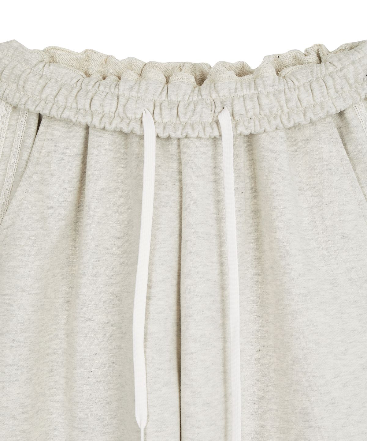 락케이크(ROCKCAKE) Lace Line 2way Jogger - Oatmeal