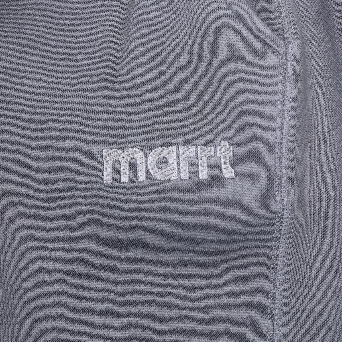 마르트(MARRT) 피그먼트 투턱스티치 하프 팬츠 라이트그레이