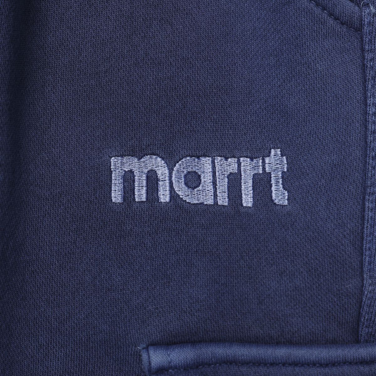 마르트(MARRT) 피그먼트 핀턱카고 하프 팬츠 네이비
