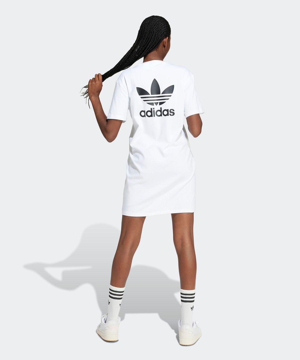 아디다스(ADIDAS) 트레포일 드레스 - 화이트 / IN8459