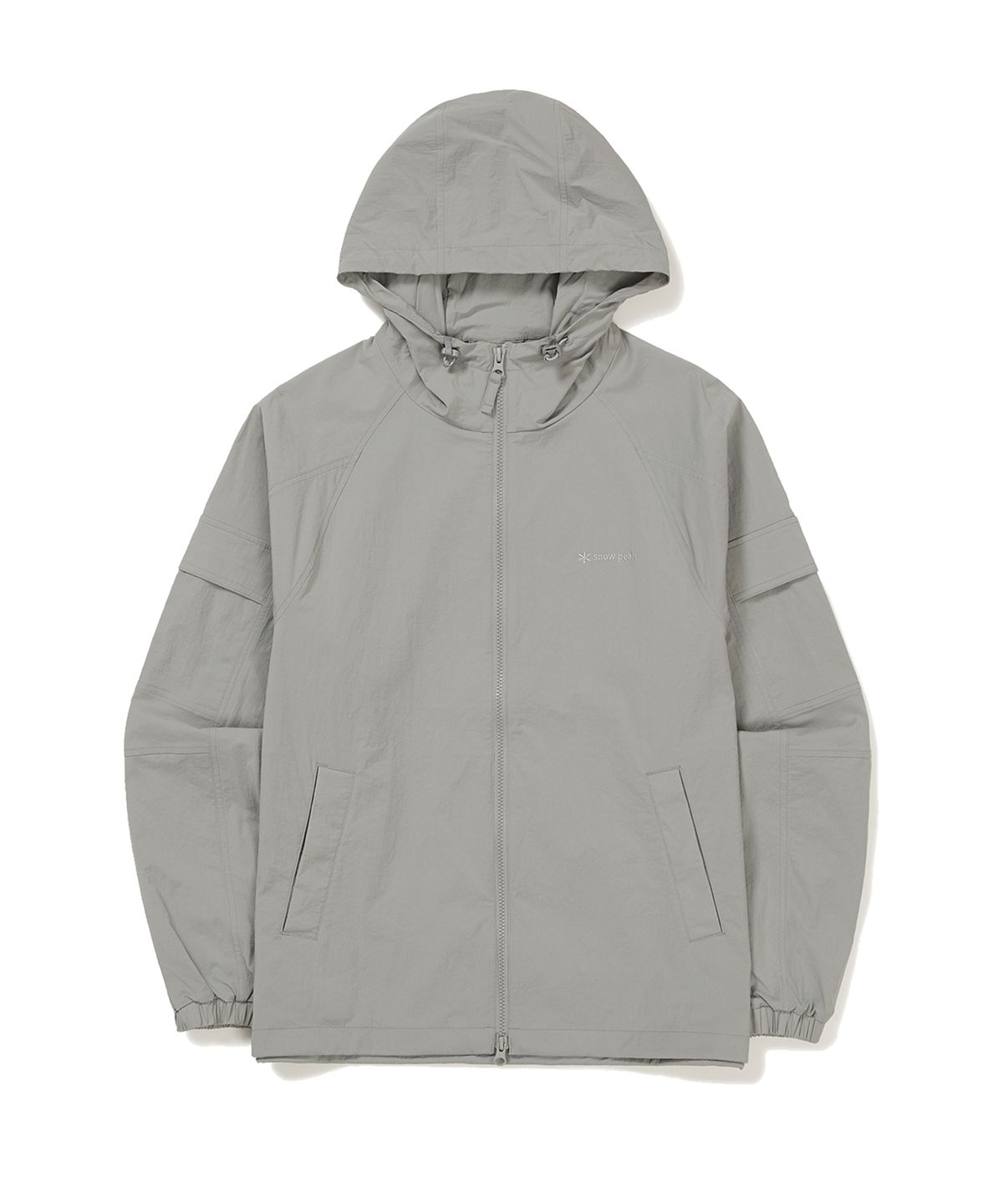 스노우피크 어패럴(SNOWPEAK APPAREL) 루트 유틸리티 포켓 바람막이 Gray (S24MURWB67)