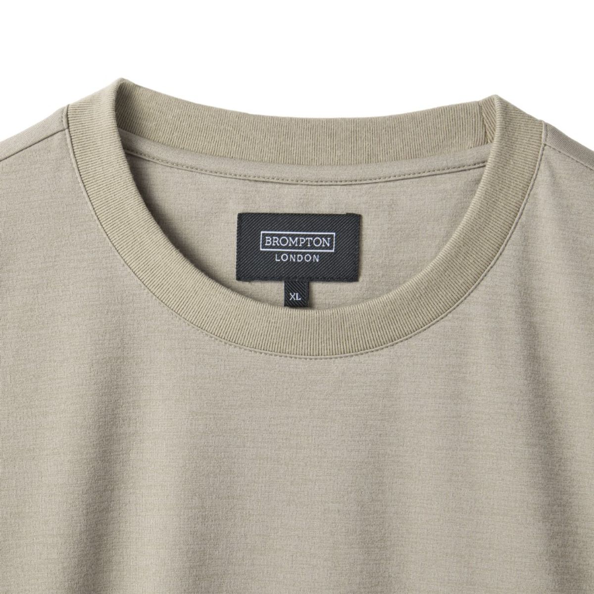 브롬톤 런던(BROMPTON LONDON) ECO HALF SLEEVE T-SHIRT - BEIGE - (P242UTS124)