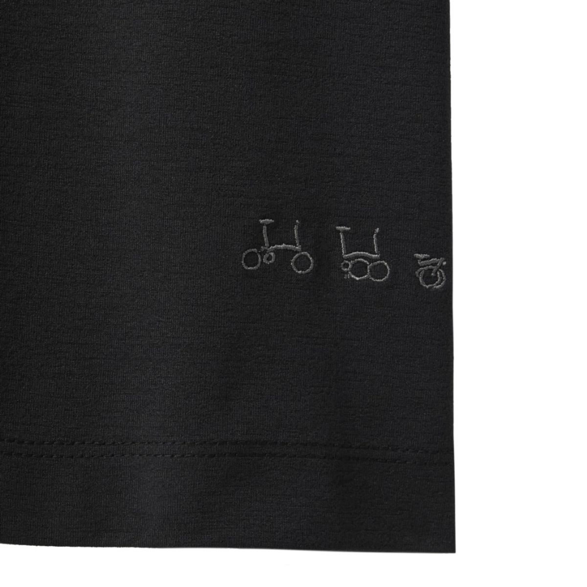 브롬톤 런던(BROMPTON LONDON) ECO HALF SLEEVE T-SHIRT - BLACK - (P242UTS124)