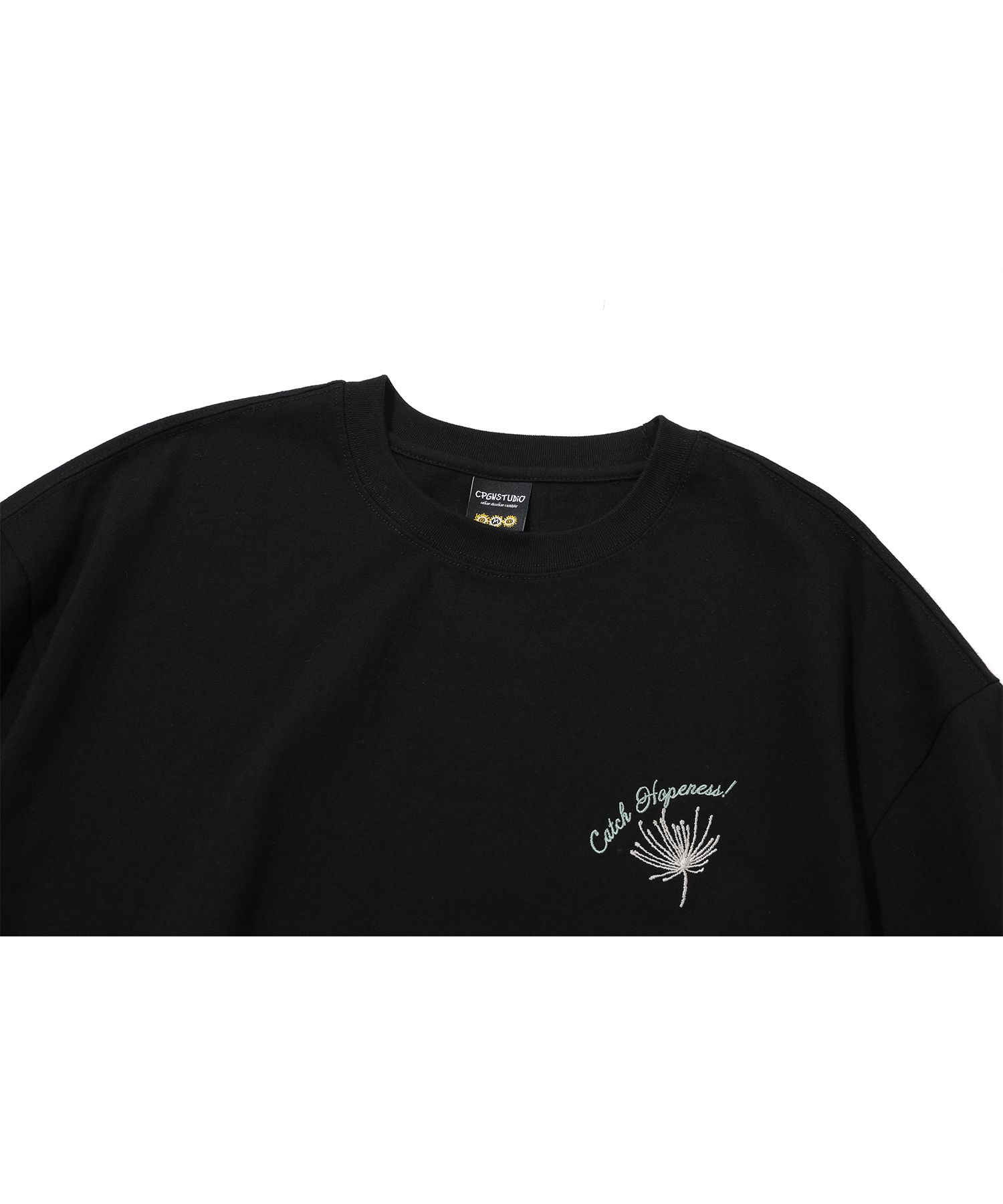 【CPGN STUDIO】24SS★ CATCH HOPE Embroidery Short Sleeve Tee MUSINSA | CPGN STUDIO CATCH HOPE Embroidered Short-sleeved